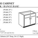 Standard Sink Base Cabinet Sizes